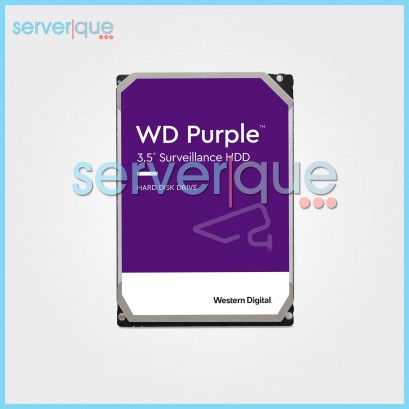WD64PURZ Western Digital Purple 6TB 5.4K 256MB SATA 6Gbps 3.5" Surveillance HDD